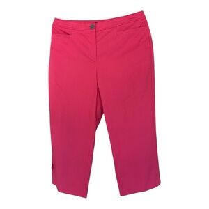Briggs New York size 12 capri pants salmon color